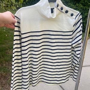 Jcrew knit with sailor buttons